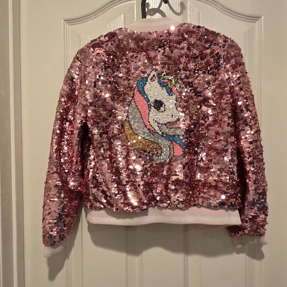 H&M Pink Sequin Jacket